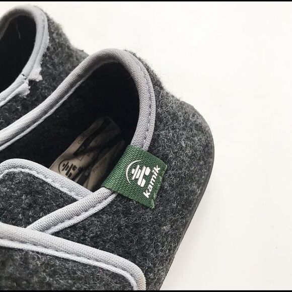 Kamik gray slippers VGUC  size 12 - Picture 7 of 10